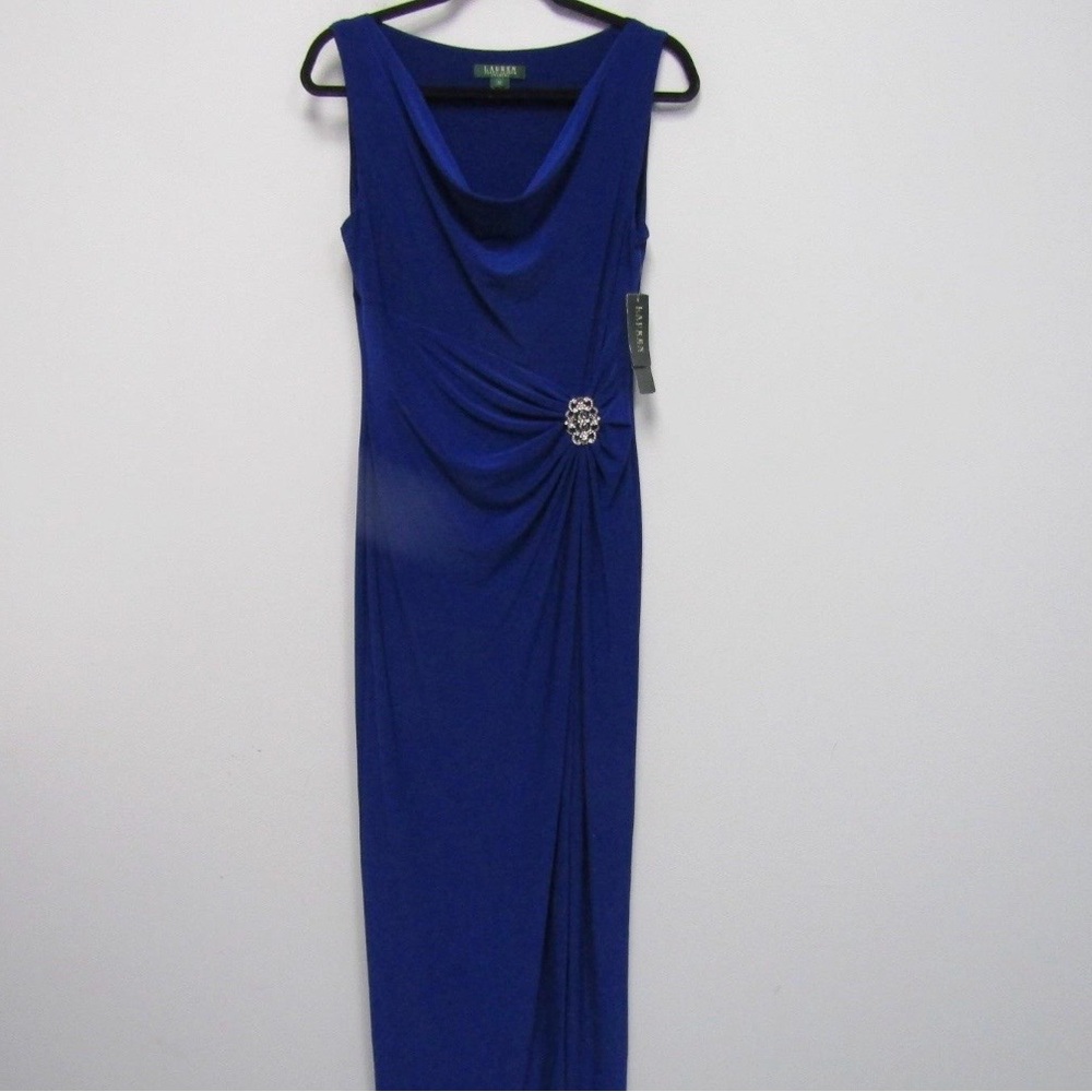 Ralph Lauren Royal Blue Cocktail Dress